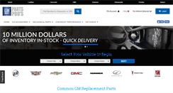 Desktop Screenshot of gmpartspros.com