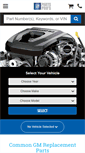 Mobile Screenshot of gmpartspros.com